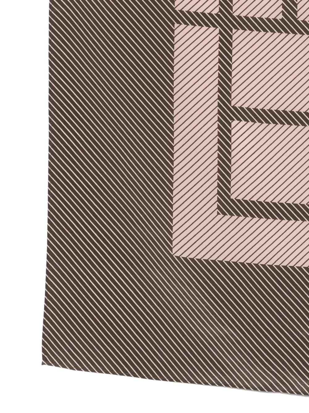 TOTEME Sjaal met monogramprint Bruin