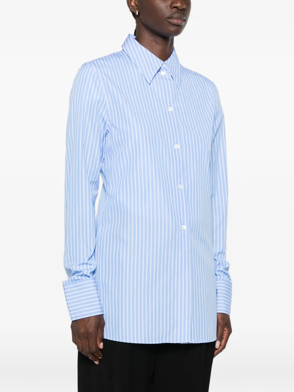 TOTEME Gestreept blouse Blauw