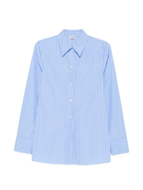 TOTEME camisa de popelina a rayas