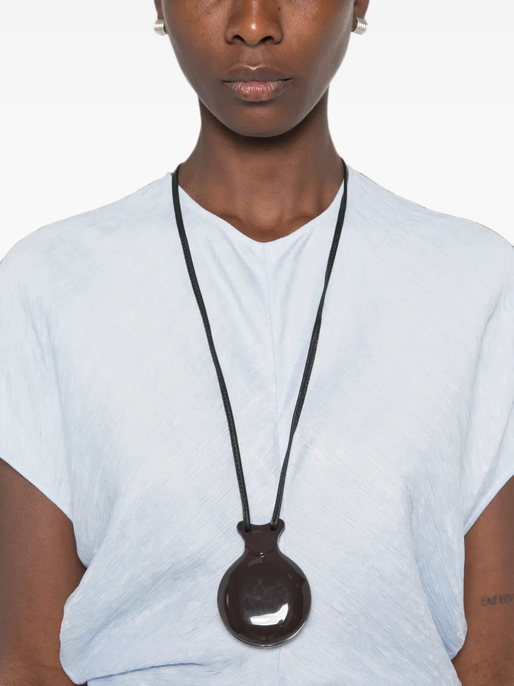 TOTEME Maxi-jurk met soepelvallende taille Blauw