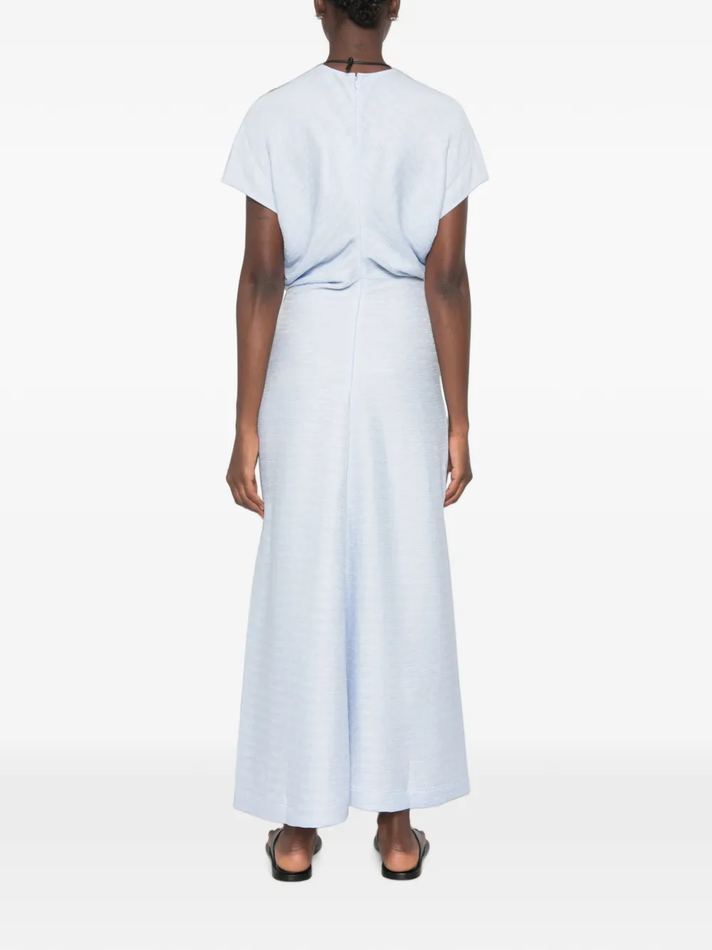 TOTEME Maxi-jurk met soepelvallende taille Blauw