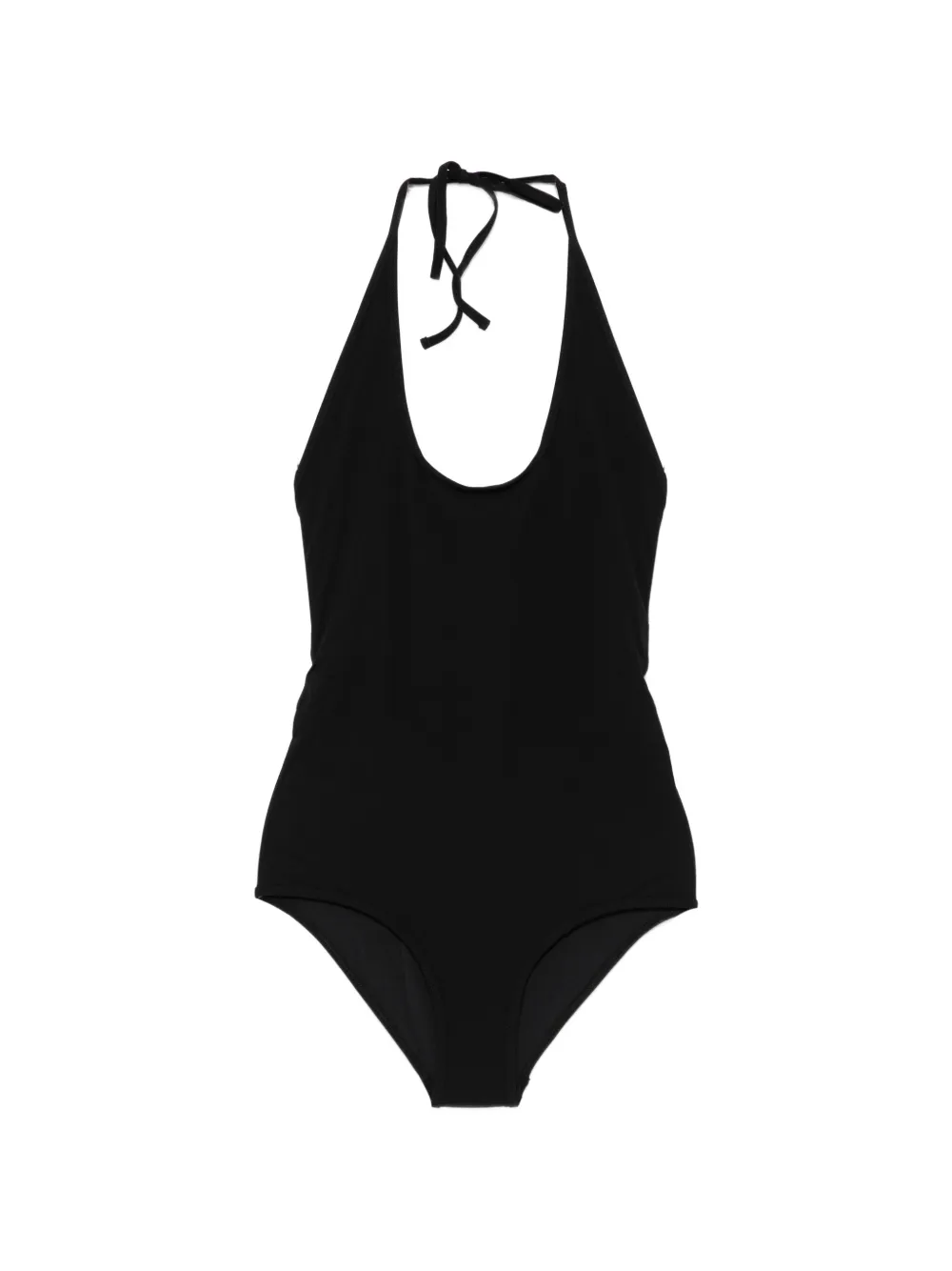 TOTEME halterneck tie-fastening swimsuit - Schwarz