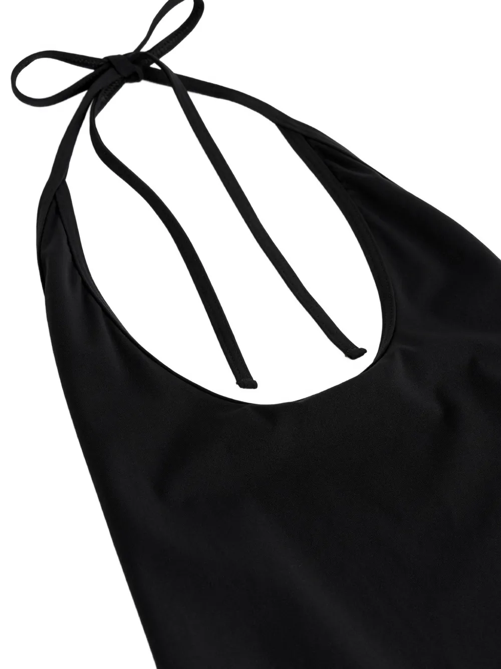 TOTEME Badpak met halternek en strik Zwart