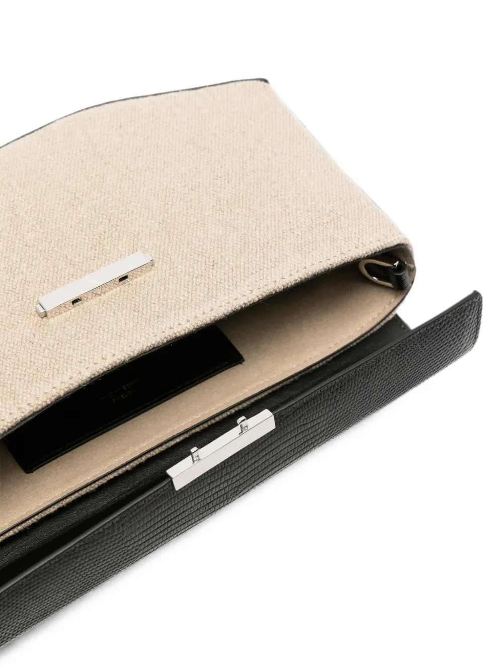 TOTEME Clip clutch Beige