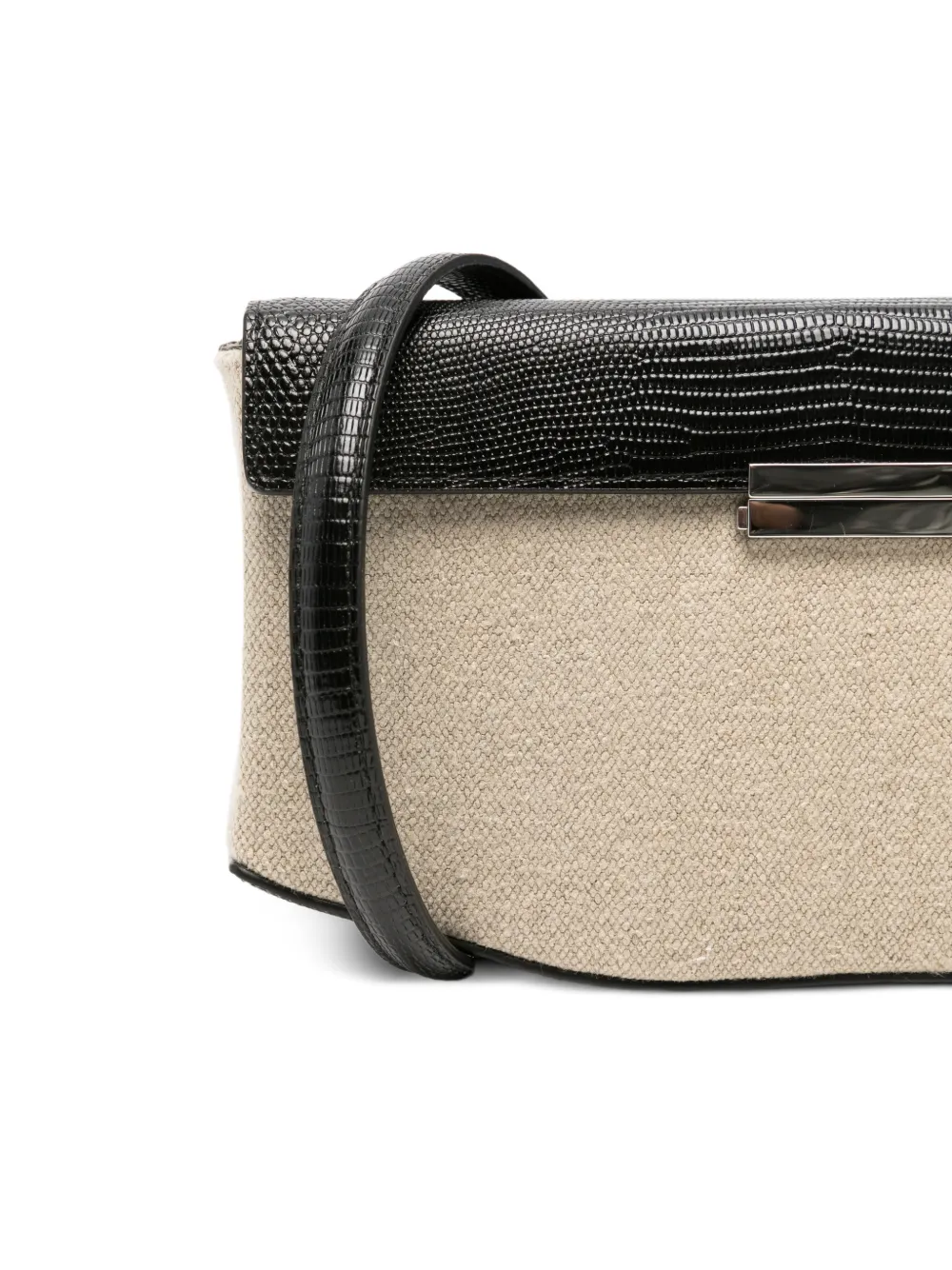 TOTEME Clip clutch Beige