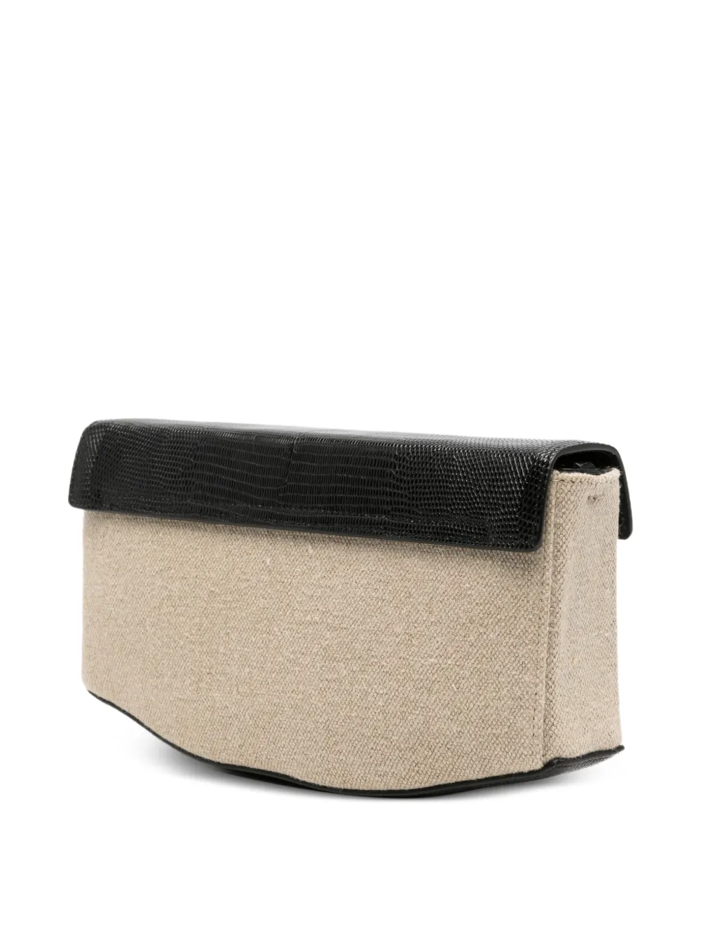 TOTEME Clip clutch Beige