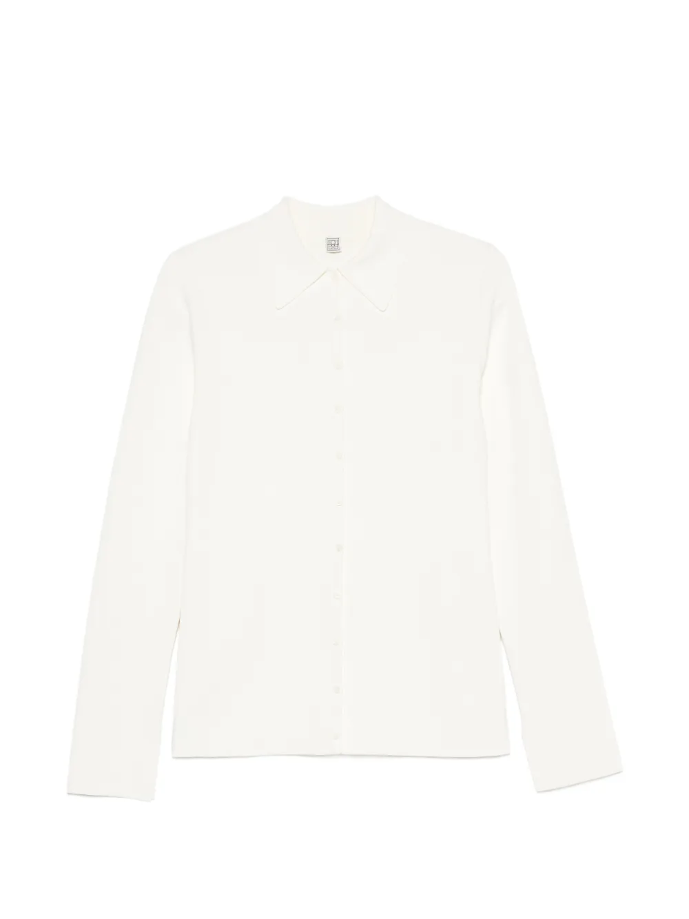 TOTEME Geknöpfter Cardigan in Kompaktstrick - Nude