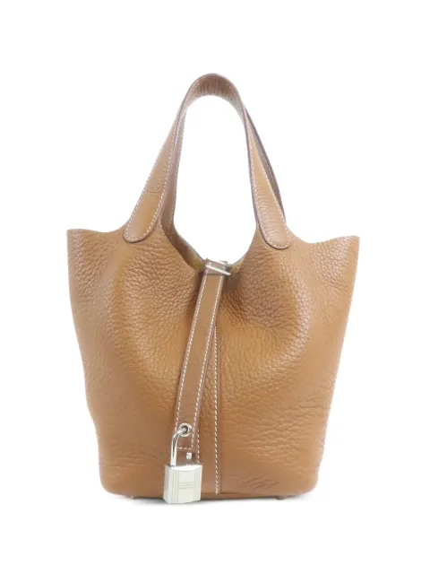 Hermès Pre-Owned PM Picotin Togo leather bucket bag