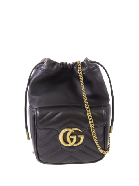 Gucci Pre-Owned GG Marmont bucket bag