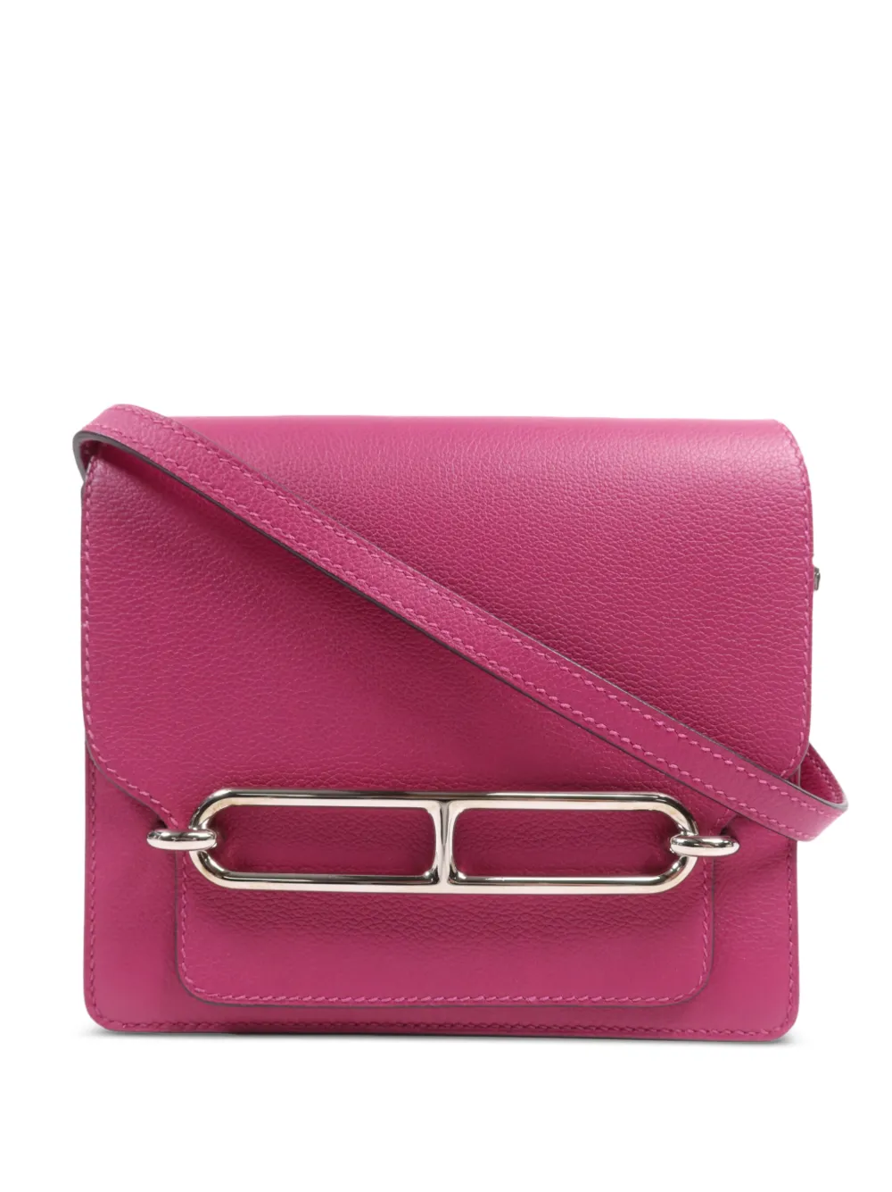 Hermès Pre-Owned mini Roulis Evercolor-leather shoulder bag - Pink