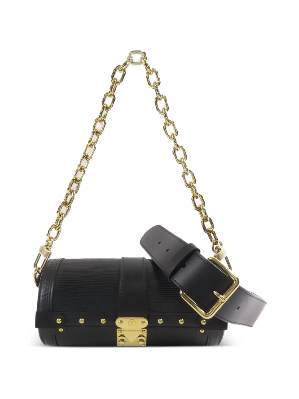 Louis Vuitton Pre-Owned Papillon Trunk two-way calfskin shoulder bag - Nero
