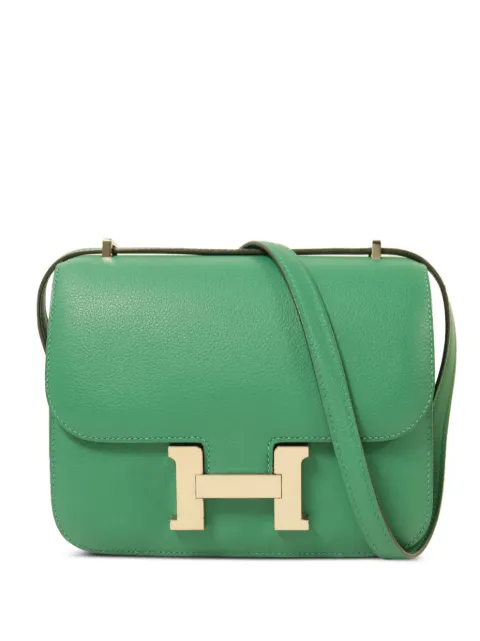 Hermès Pre-Owned mini Constance Evercolor-leather shoulder bag