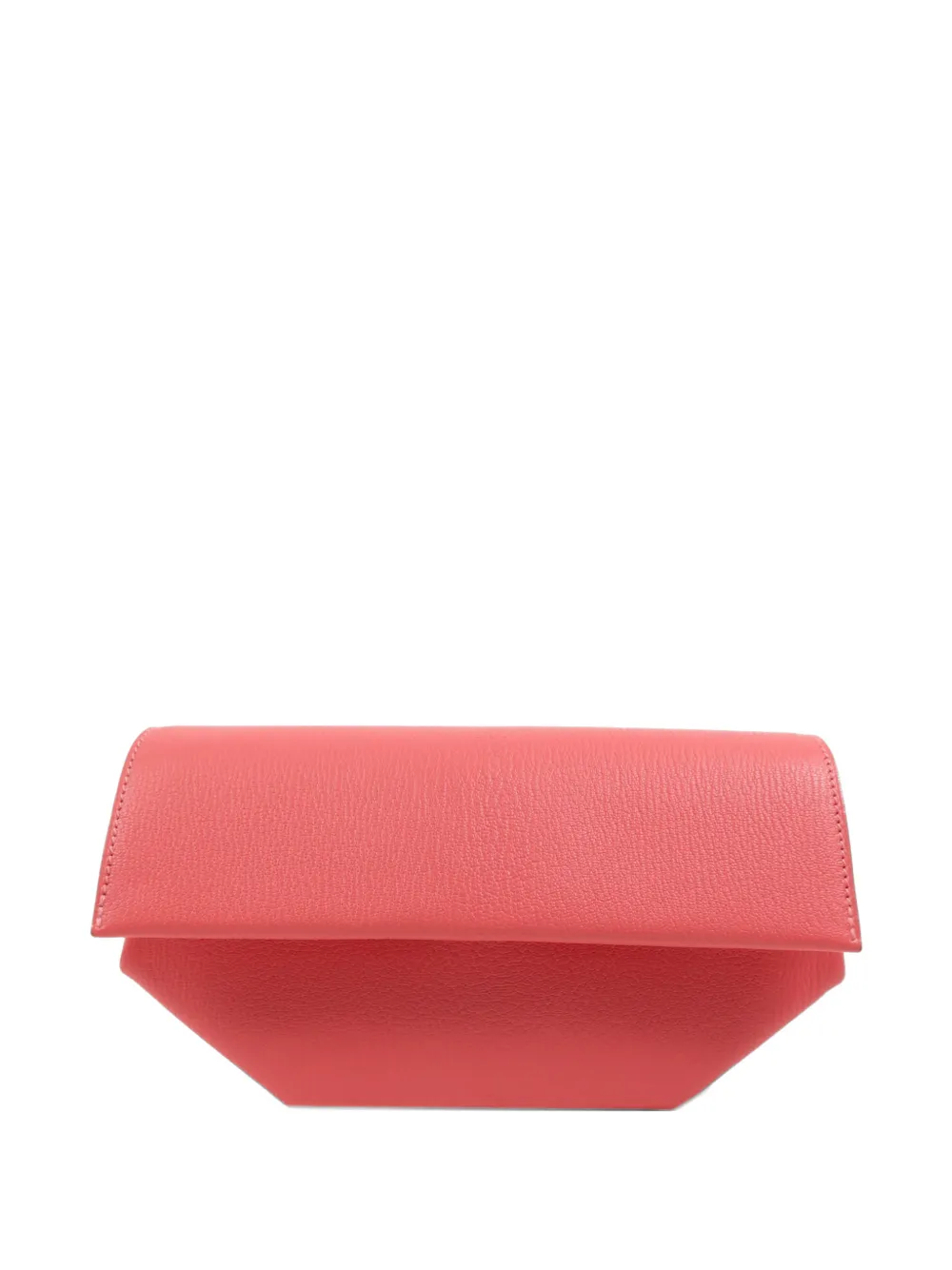 Hermès Pre-Owned 2018 Opli Chevre leather clutch bag - Rosa