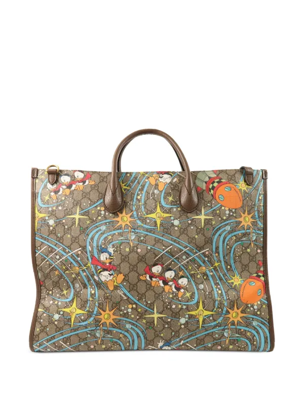 Gucci Pre-Owned x Disney Donald Duck Tote Bag | Neutrals  display picture 3