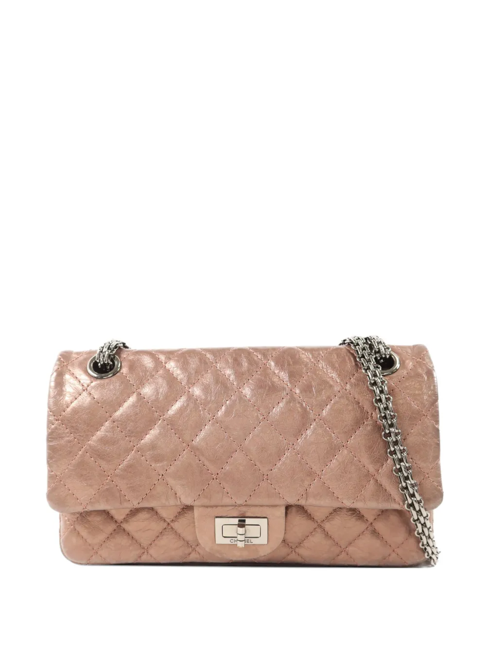 CHANEL Pre-Owned 2.55 quilted-leather shoulder bag - Pink