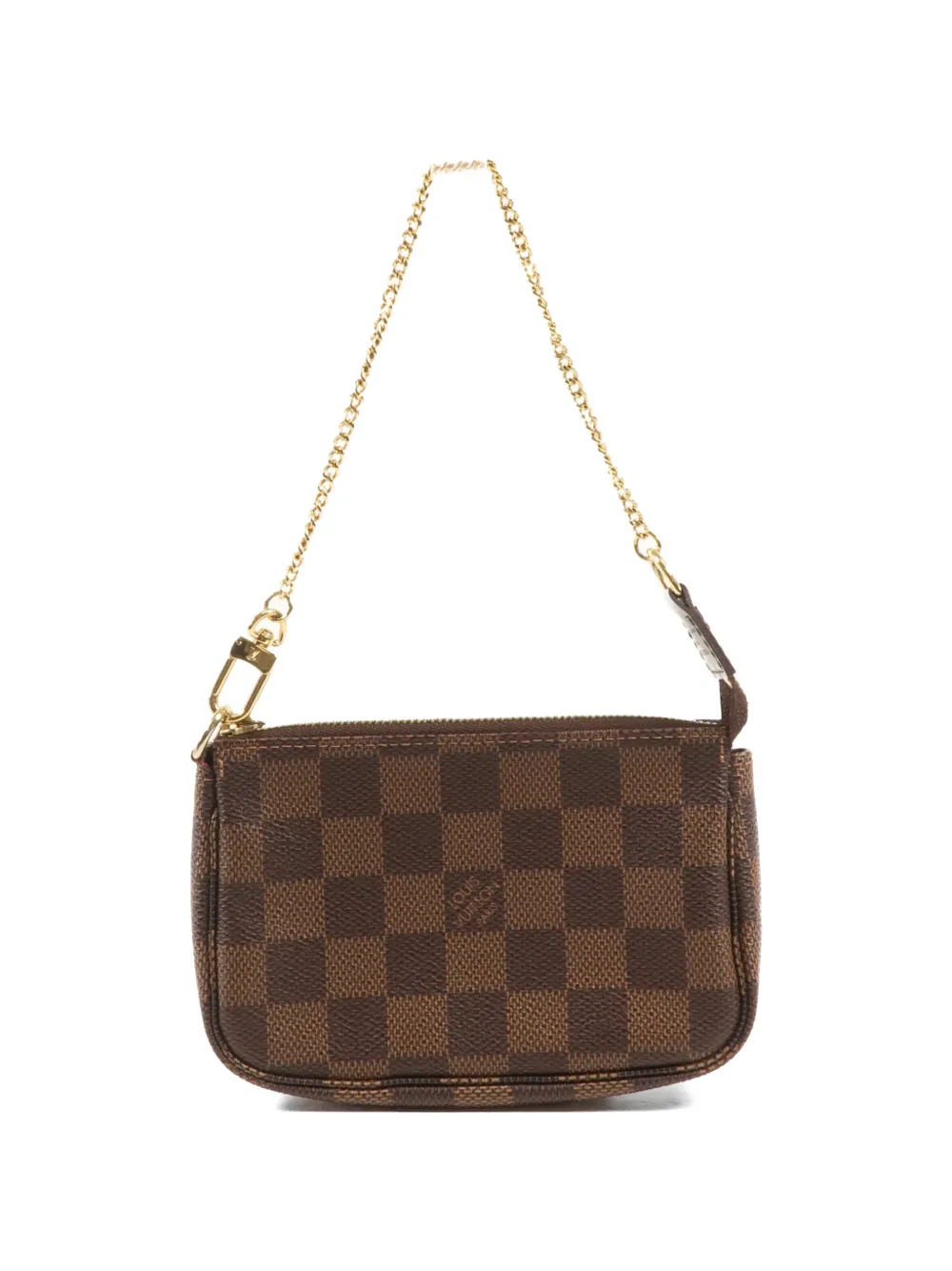 Louis Vuitton Pre-Owned mini Pochette Damier handbag - Marrone
