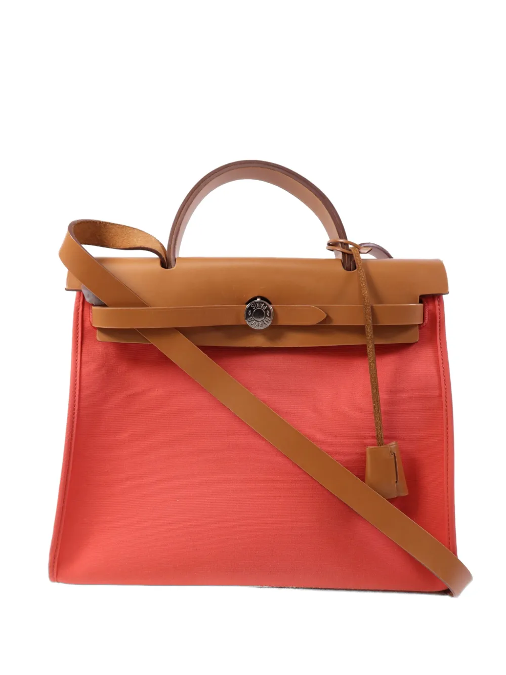 Hermès Pre-Owned PM Herbag canvas tote bag - Arancione