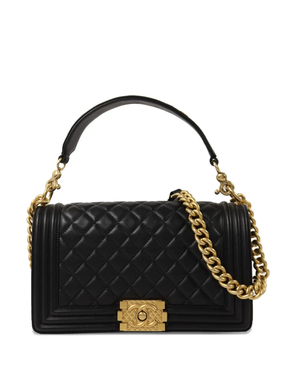 CHANEL Pre-Owned 25 Boy quilted tote bag - Nero