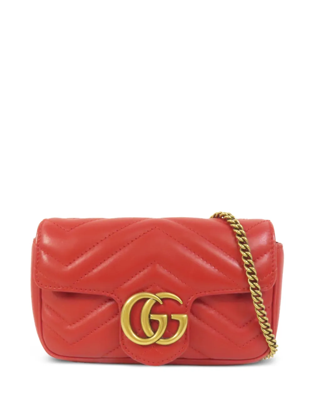 Gucci Pre-Owned mini Marmont shoulder bag - Rosso