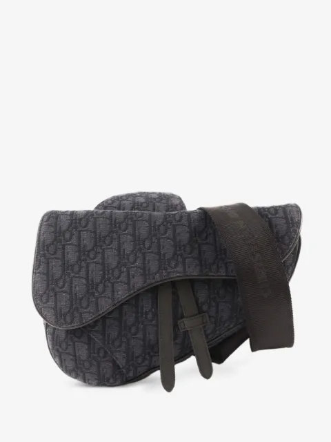 Christian Dior Pre-Owned Saddle canvas bag