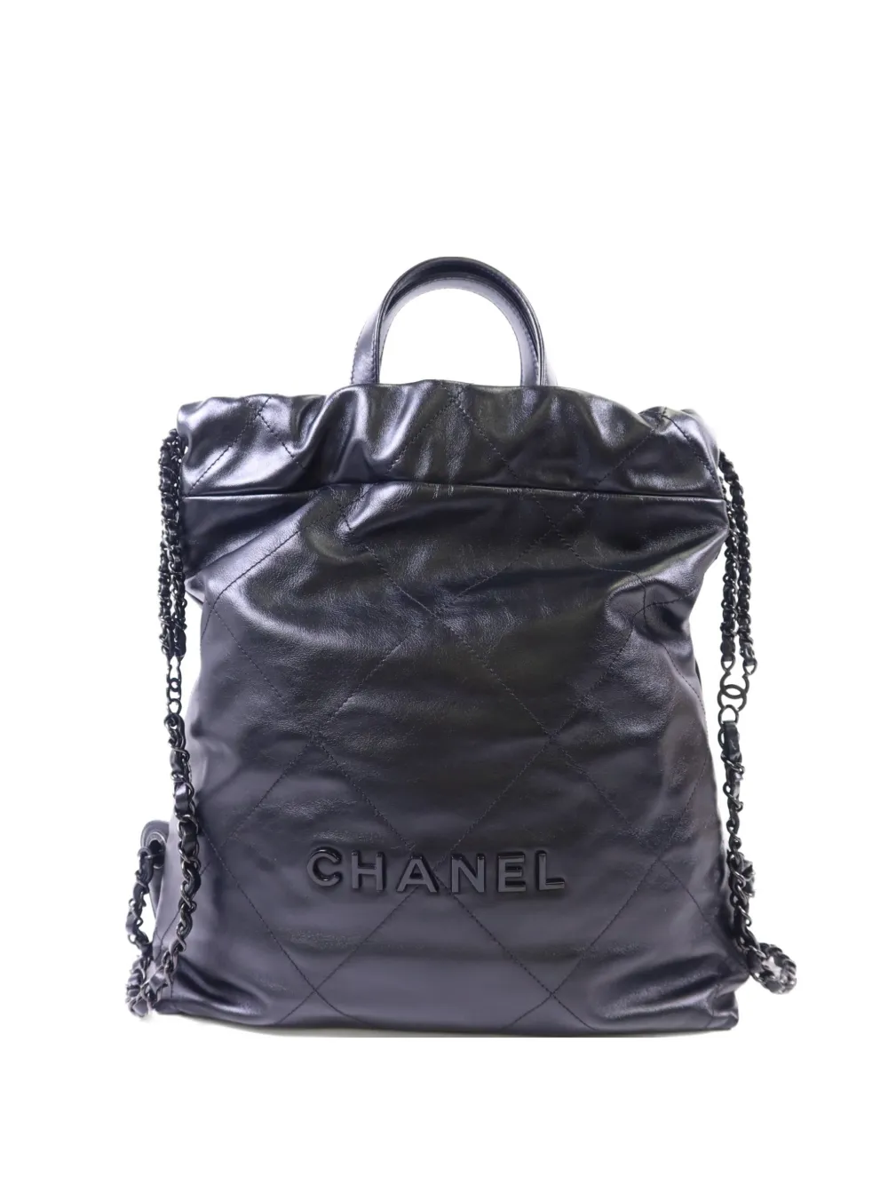 CHANEL Pre-Owned Chanel 22 quilted backpack - Black
