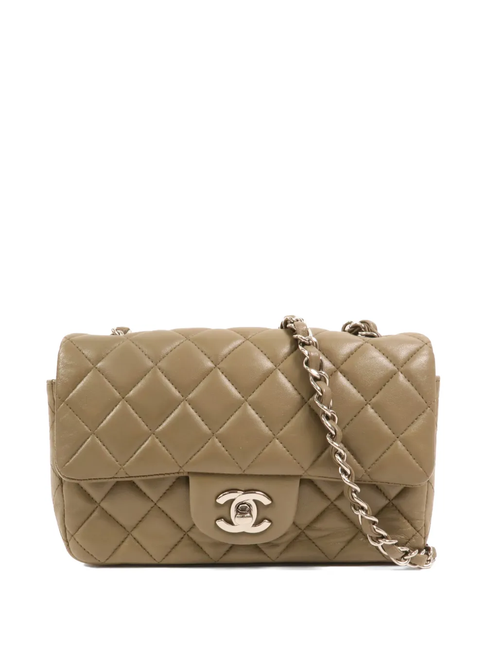 CHANEL Pre-Owned Mini Classic quilted shoulder bag - Toni neutri