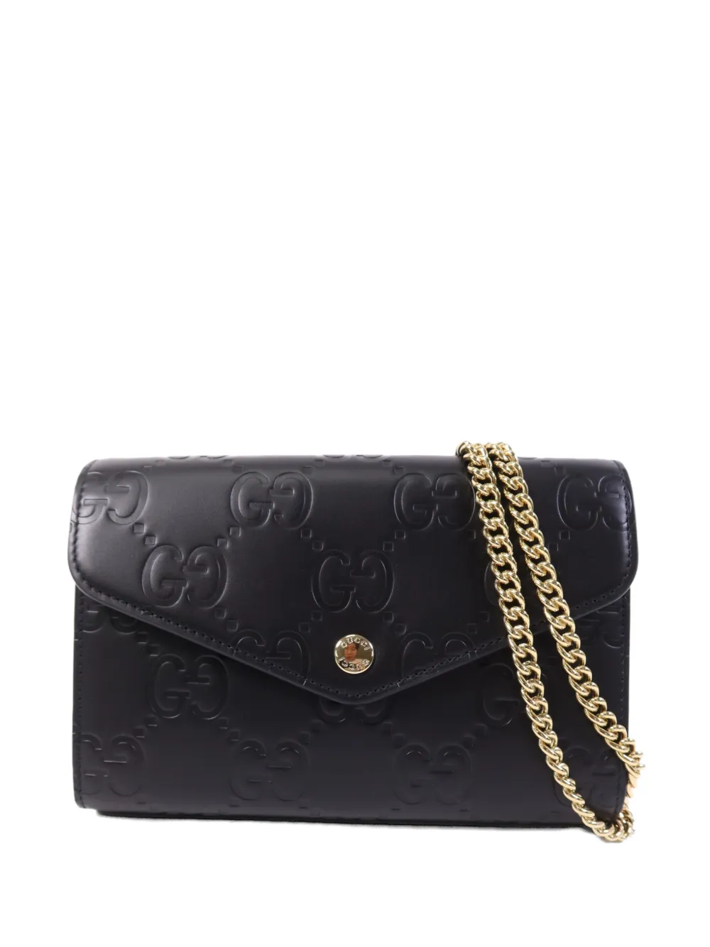 Gucci Pre-Owned GG Chain Wallet shoulder bag - Nero