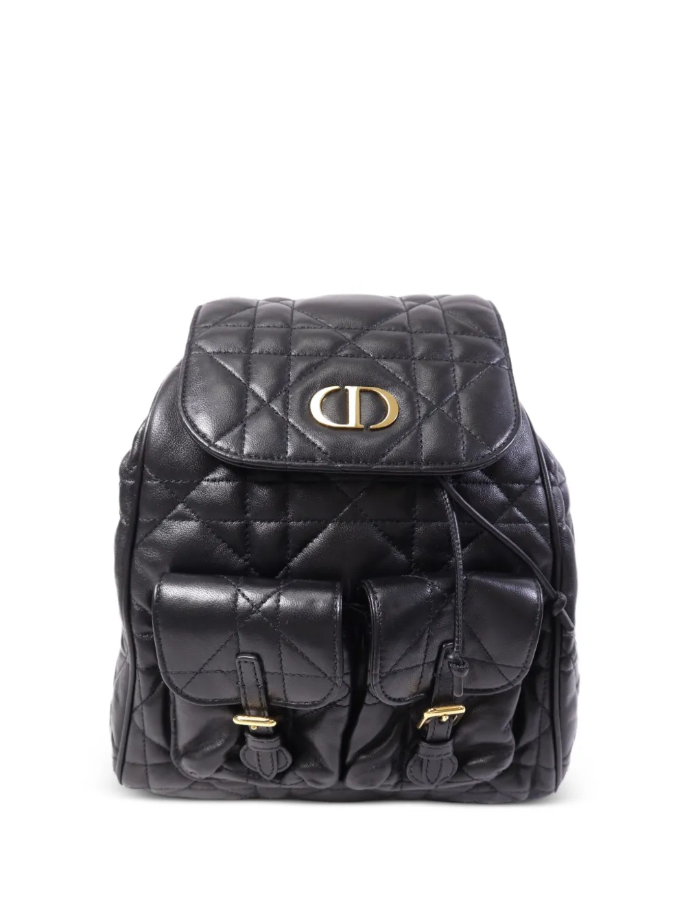 Christian Dior Pre-Owned Caro quilted backpack - Black