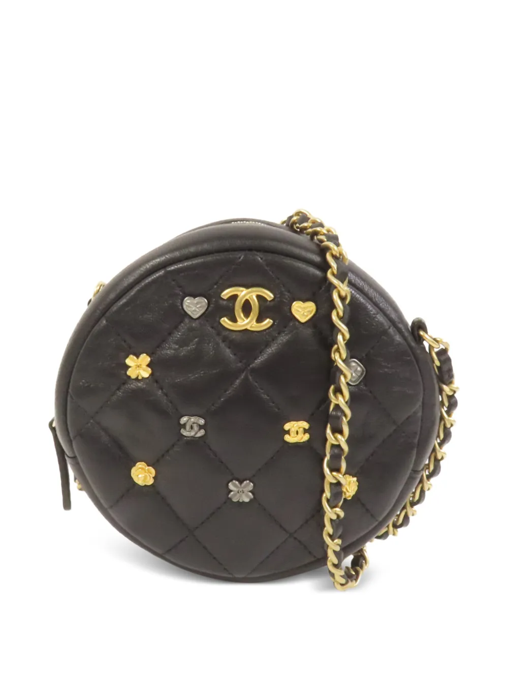 CHANEL Pre-Owned CC-charm shoulder bag - Black