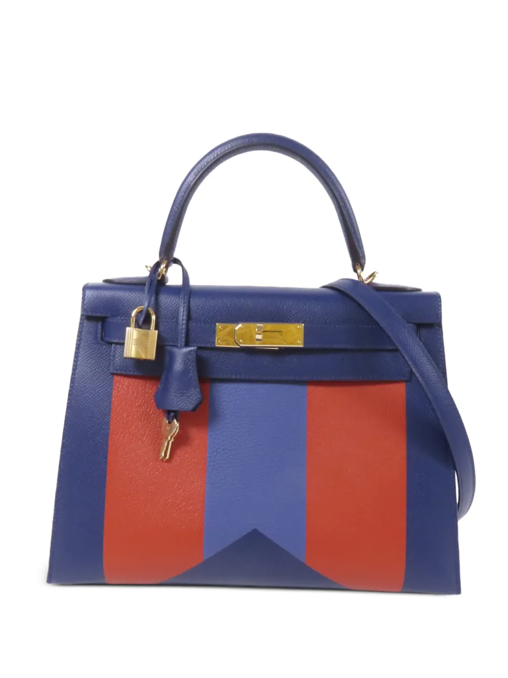 Hermès Pre-Owned 2022 Kelly 28 tote bag - Blue