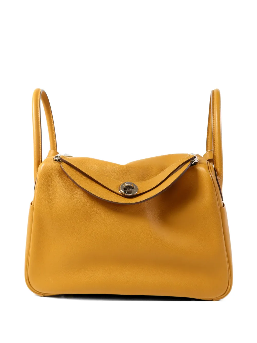 Hermès Pre-Owned 30 Lindy Evercolor-leather handbag - Gelb