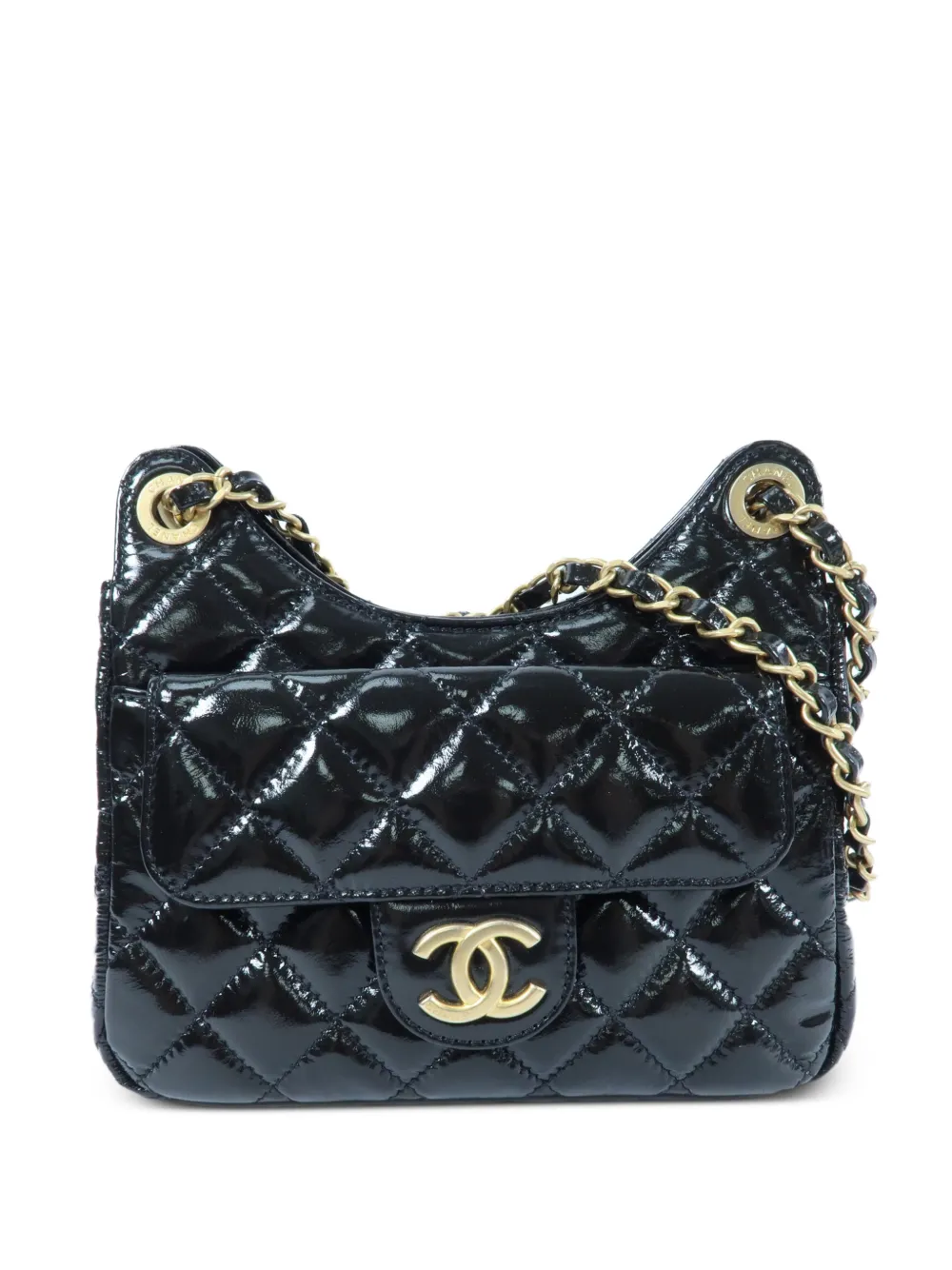 CHANEL Pre-Owned quilted CC shoulder bag - Black