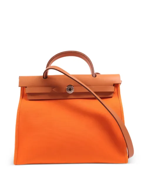 Hermès Pre-Owned PM Herbag two-way canvas handbag