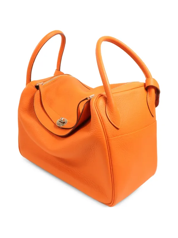Hermès Pre-Owned リンディ 34 ショルダーバッグ | オレンジ | FARFETCH JP