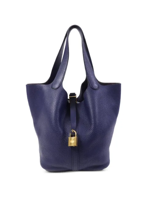 Hermès Pre-Owned Picotin MM togo leather tote bag