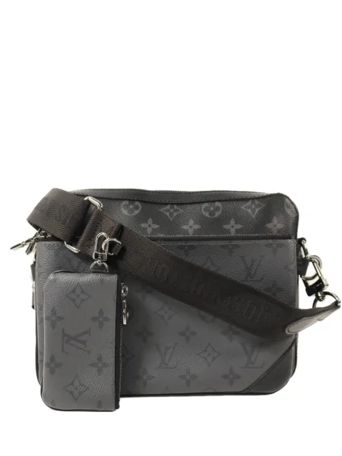 Louis Vuitton Pre-Owned Trio Messenger Monogram Eclipse shoulder bag
