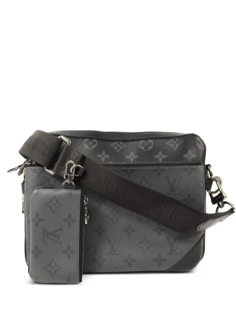 Louis Vuitton Pre-Owned Trio Messenger Monogram Eclipse shoulder bag