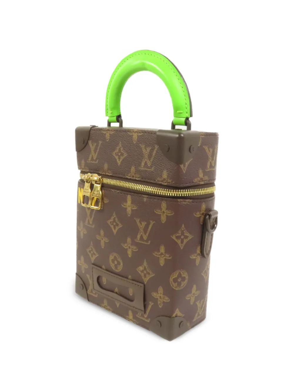 Louis Vuitton Pre-Owned 2022 Vertical Box Trunk Bag | Brown | FARFETCH