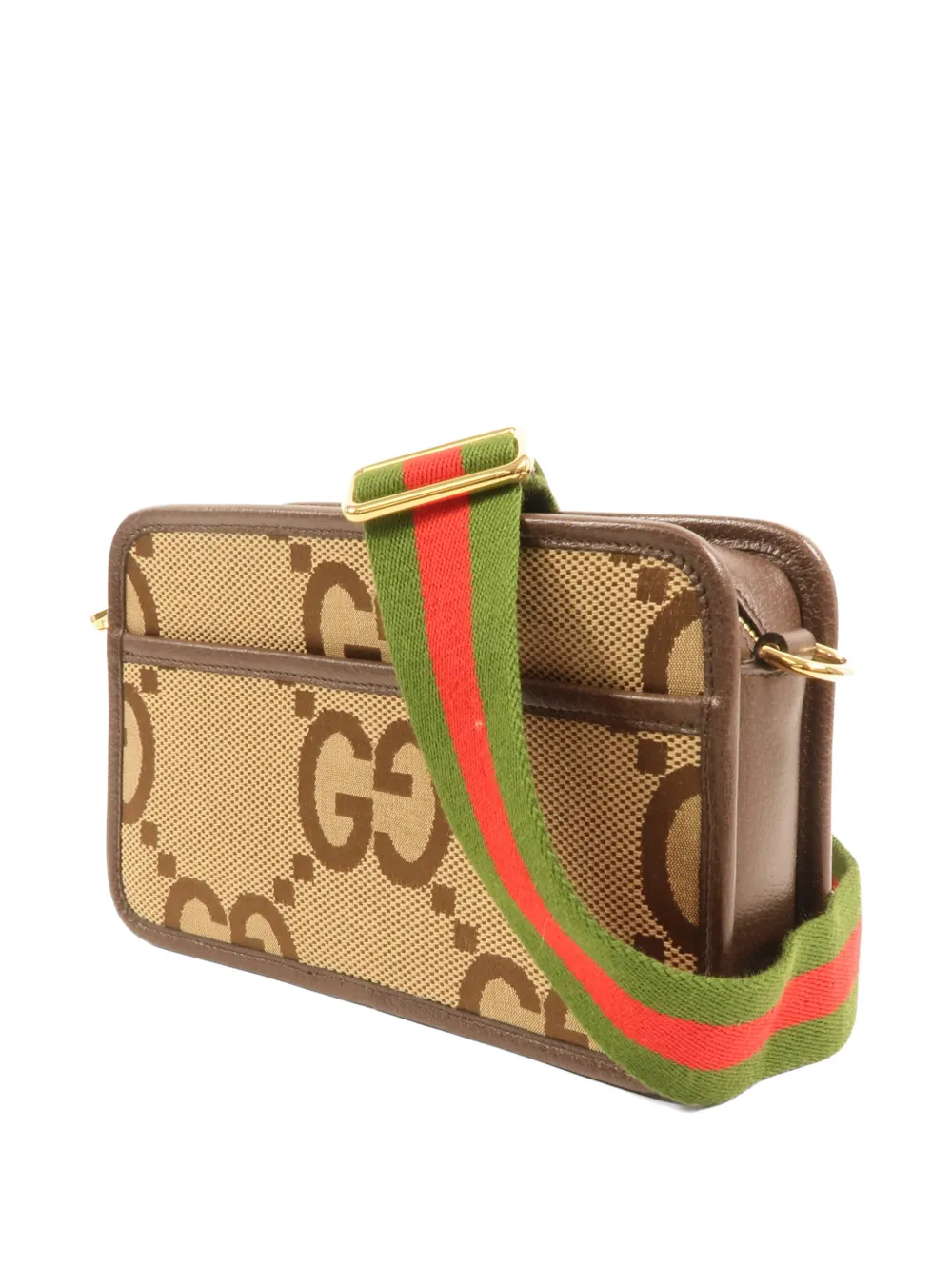 Gucci Pre-Owned Mini Jumbo GG Shoulder Bag | Brown | FARFETCH
