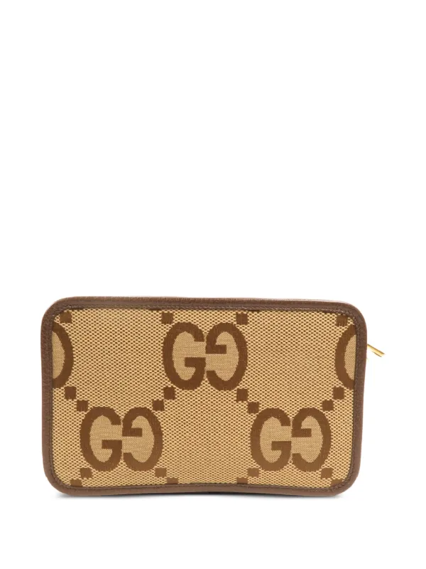 Gucci Pre-Owned Mini Jumbo GG Shoulder Bag | Brown | FARFETCH