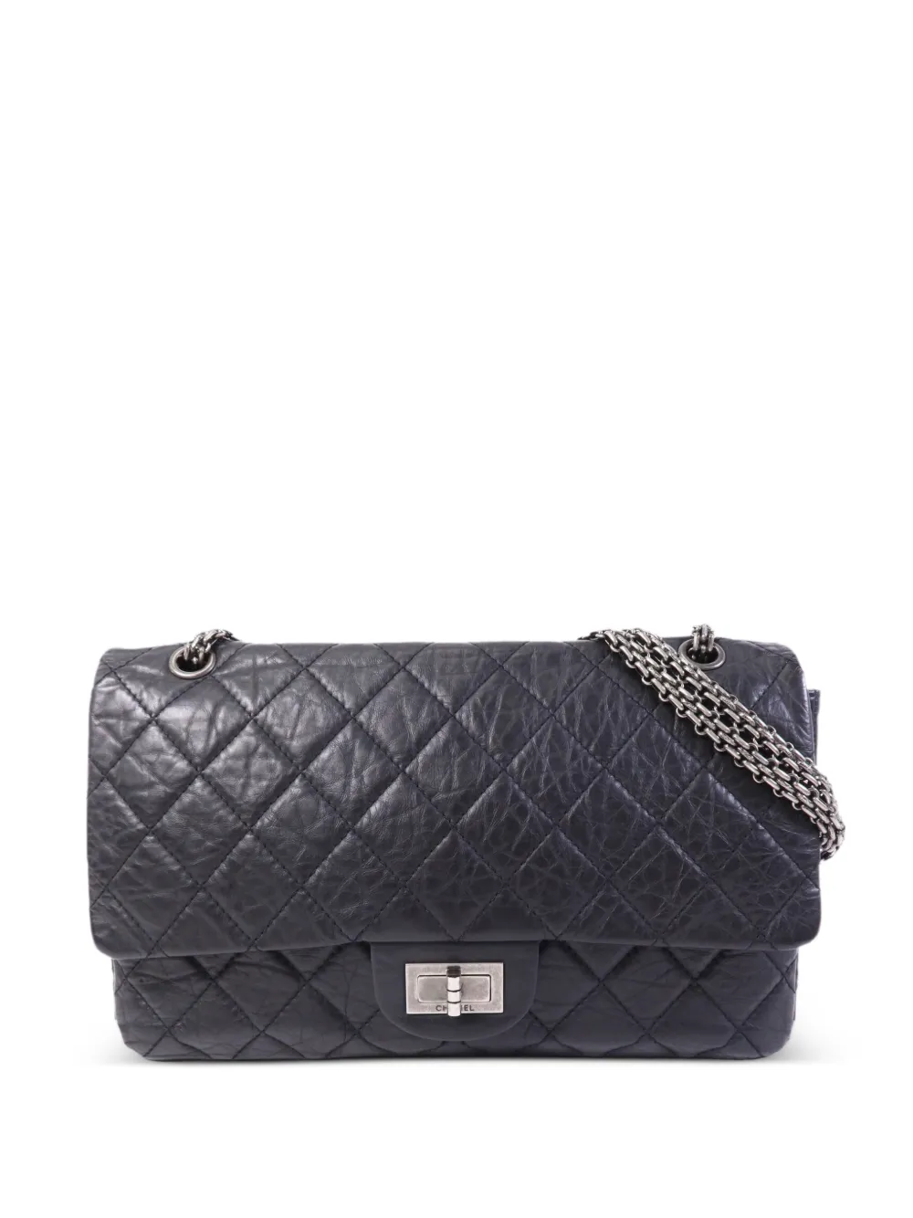 CHANEL Pre-Owned 2.55 leather shoulder bag - Black
