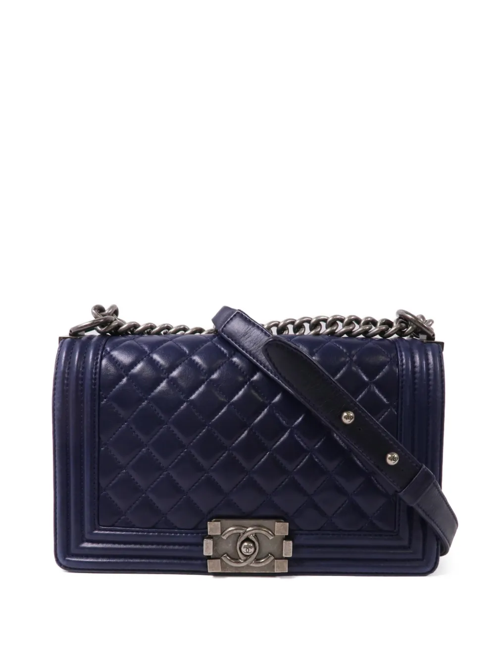 CHANEL Pre-Owned Boy 25 CC shoulder bag - Blu