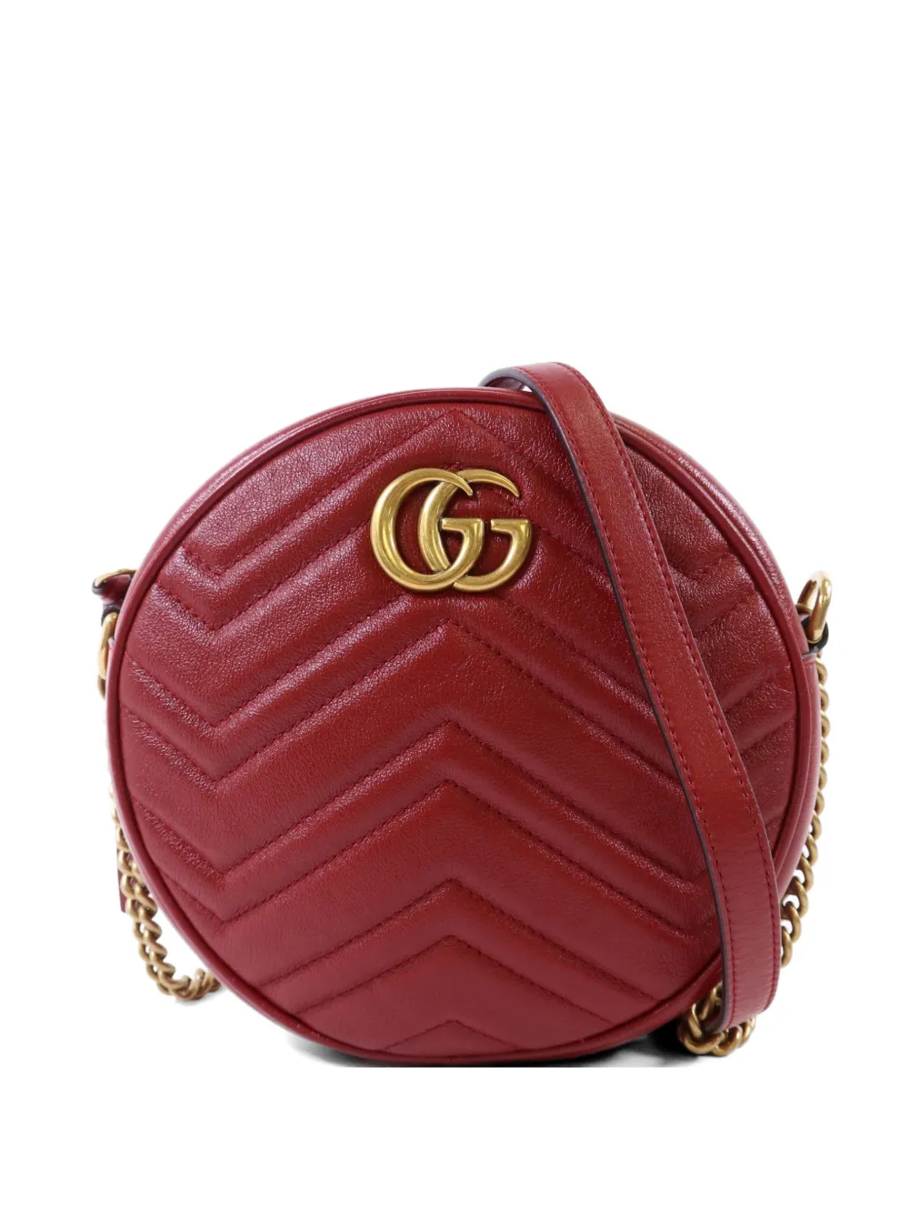 Gucci Pre-Owned GG Marmont crossbody bag - Rosso
