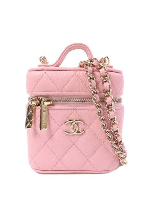 CHANEL Pre-Owned bolsa de hombro con motivo CC entrelazado