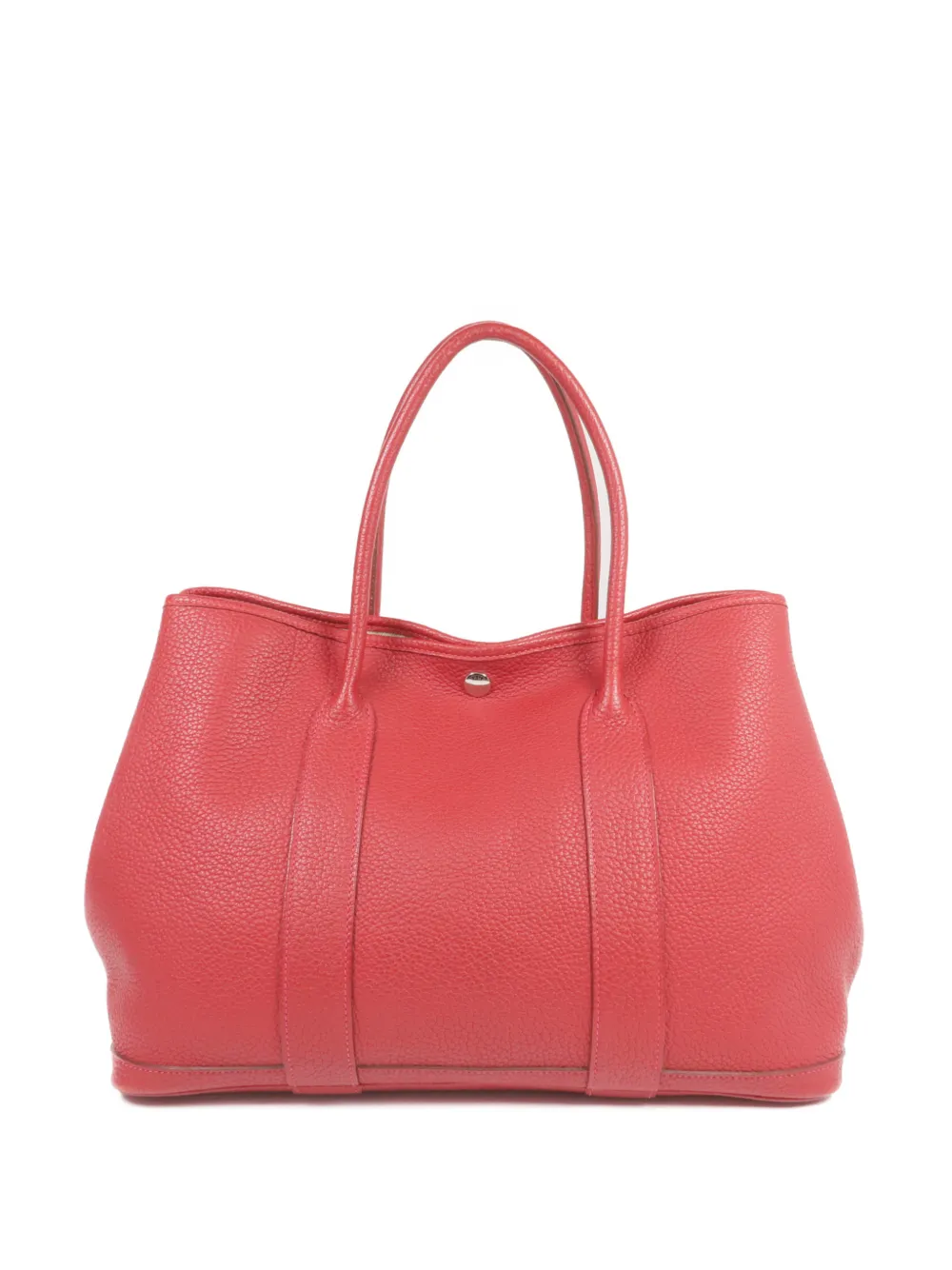 Hermès Pre-Owned Garden Party PM calfskin tote bag - Red