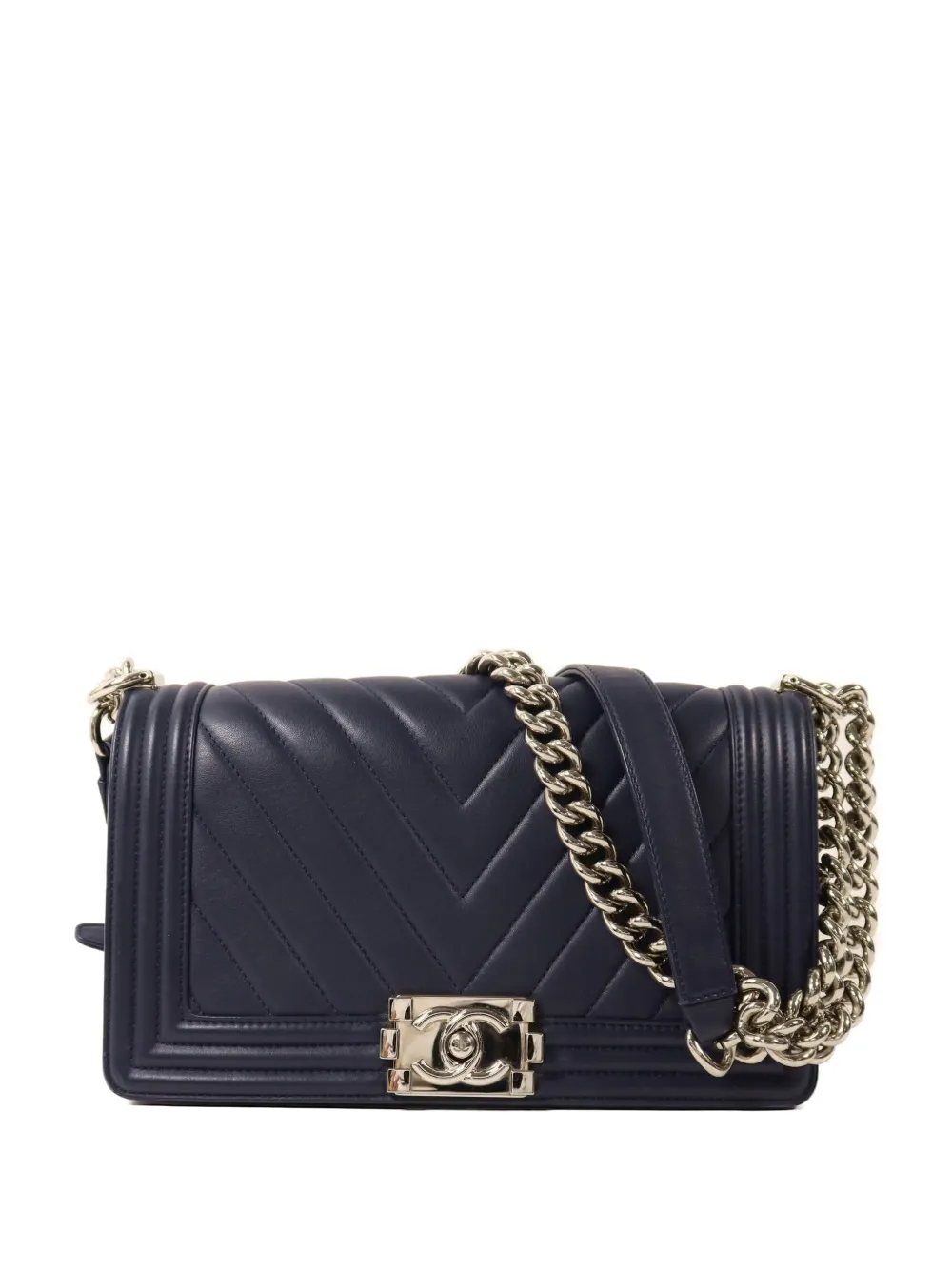 CHANEL Pre-Owned Boy Chanel shoulder bag - Blue