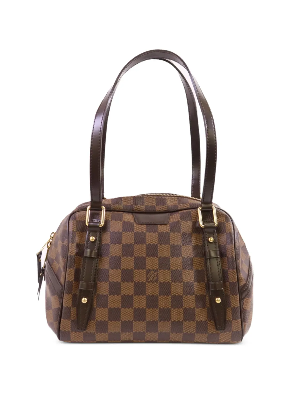 Louis Vuitton Pre-Owned PM Damier Ebene Rivington shoulder bag - Marrone