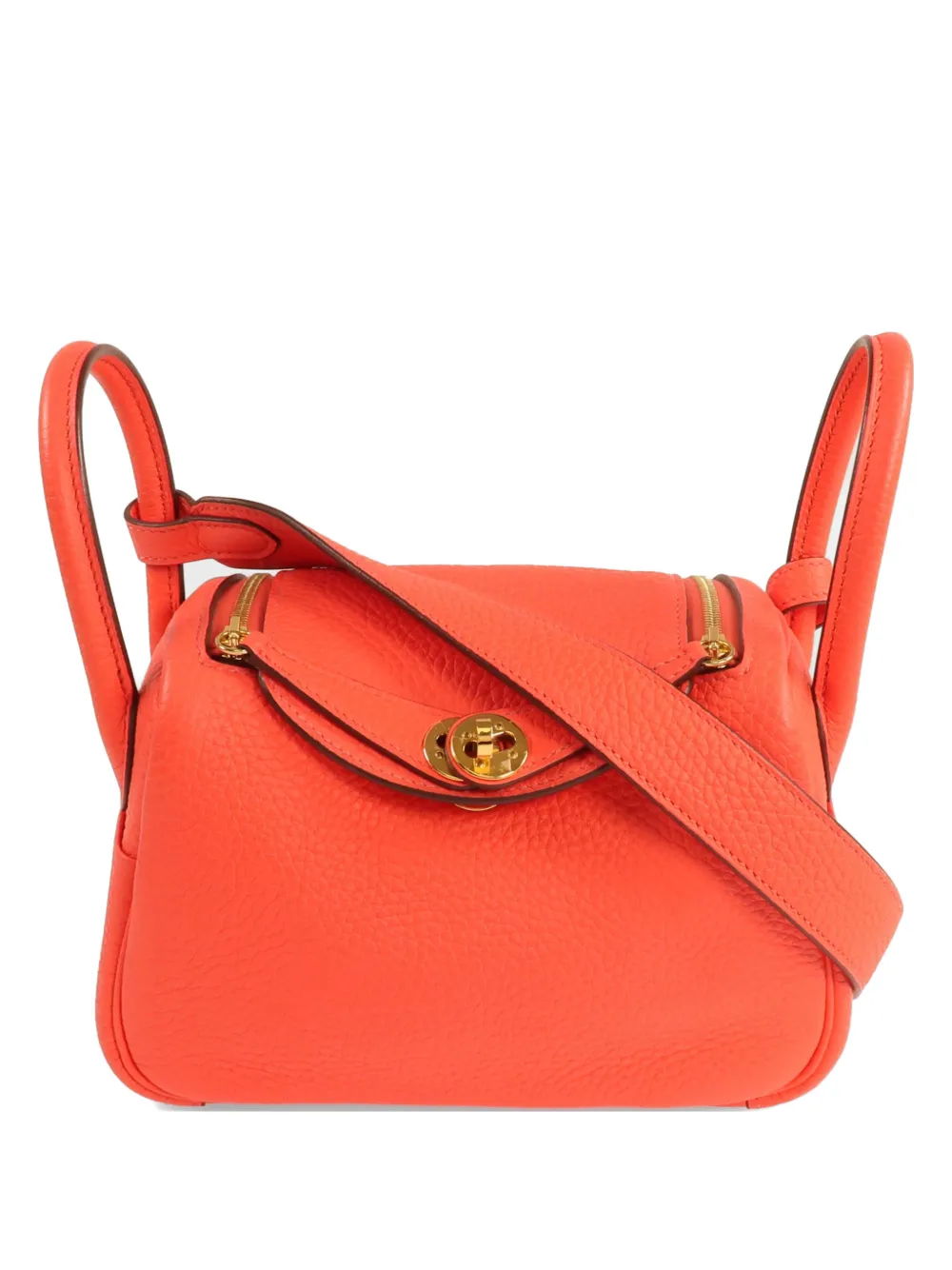Hermès Pre-Owned Mini Lindy two-way handbag - Red
