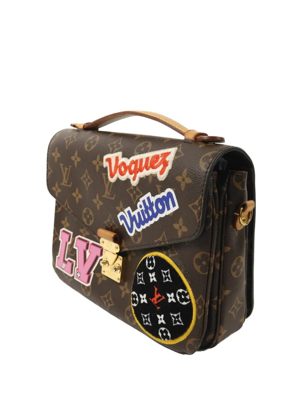 Louis Vuitton Pre-Owned Metis Monogram Patches shoulder bag - Braun