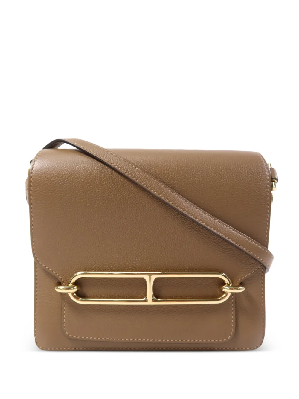 Hermès Pre-Owned Mini Roulis Evercolor shoulder bag - Braun